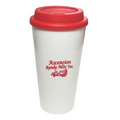 16 Oz. Plastic Travel Mug